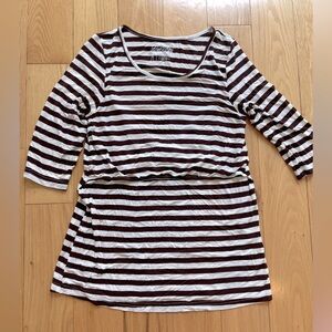 Latched Mama maternity top, soft, nursing friendly, nwot